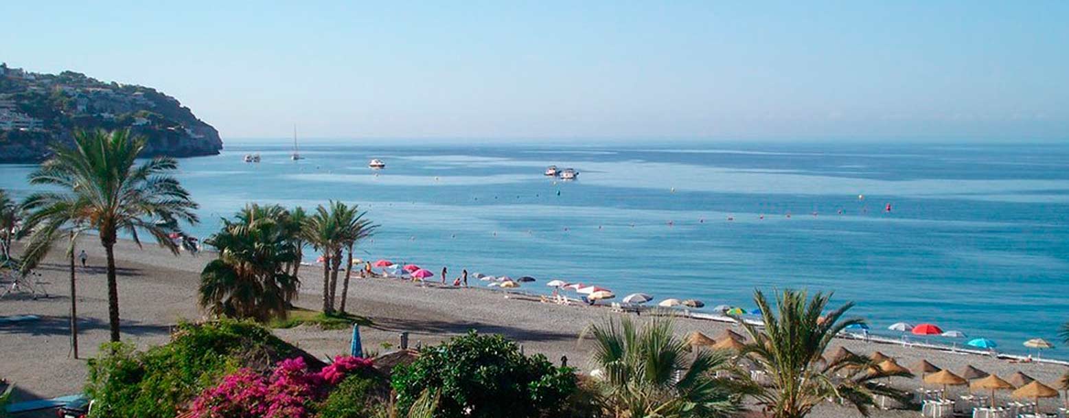 Terraza con vistas al mar hotel almijara la herradura granada